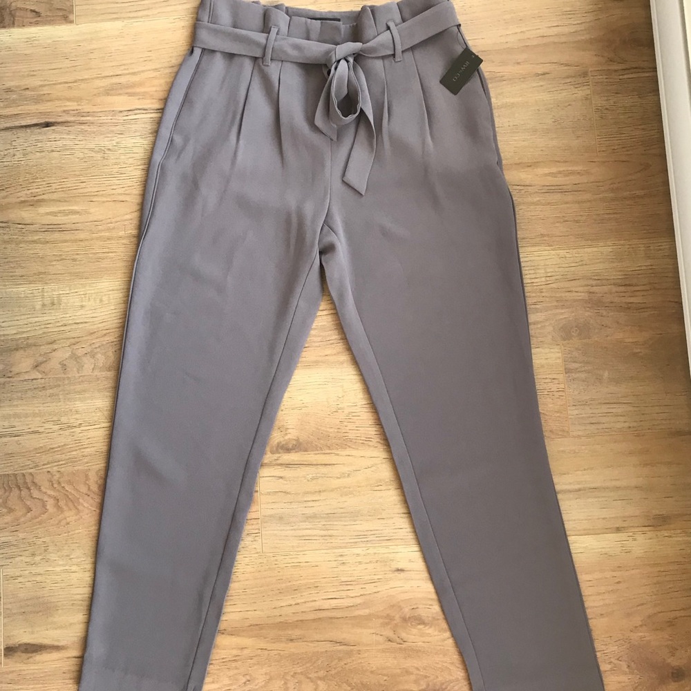 RW&CO high waisted grey lilac trousers